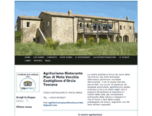 Tablet Screenshot of agriturismopiandimetavecchia.com